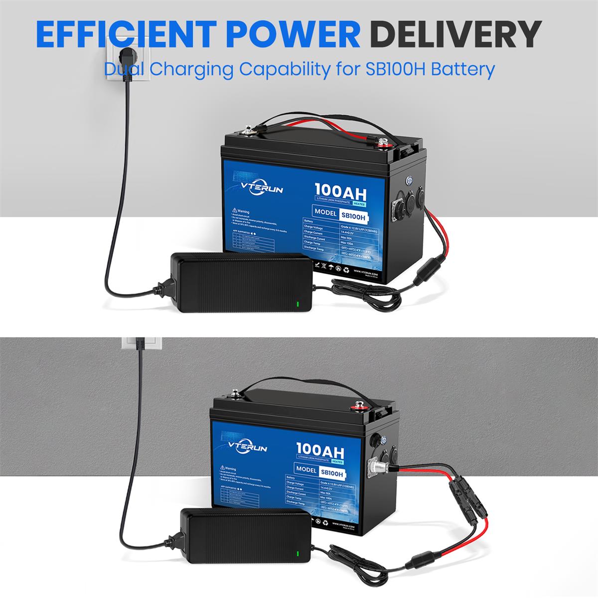 Vterun 20A 鋰電池二合一充電器